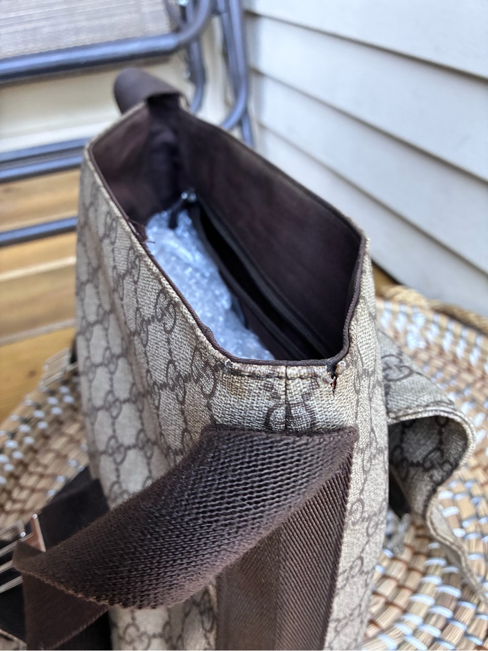Gucci Brown GG Canvas Messenger Bag unisex - Picture 3 of 10